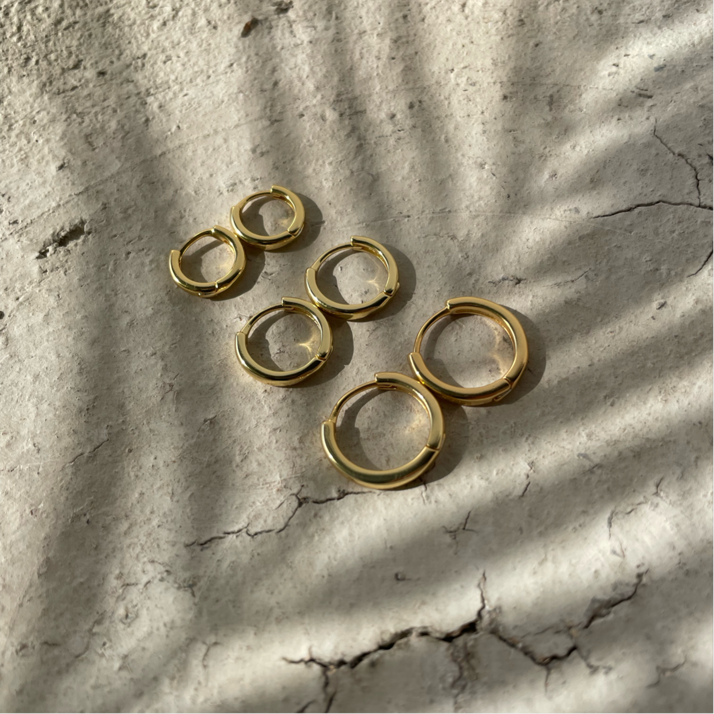 Classic Creoles Gold Plated Medium