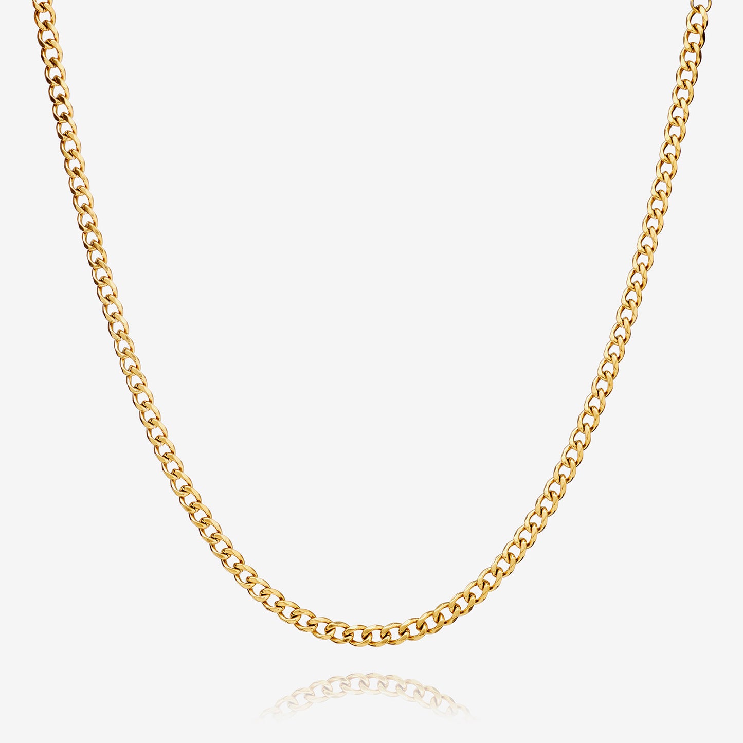 Cuban Necklace Gold Plated 6mm
