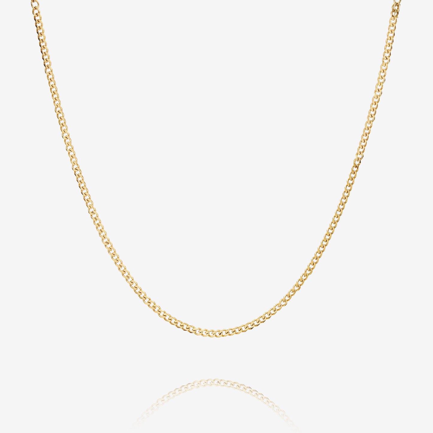 Cuban Necklace Gold Plated 4mm