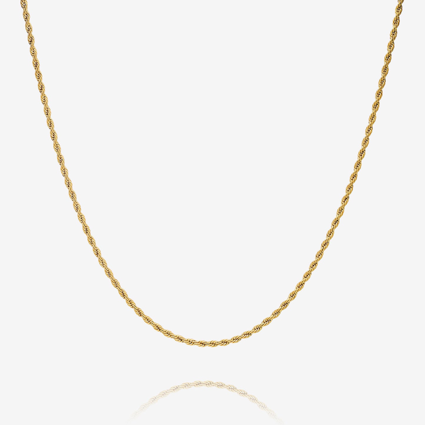 Rope Necklace Gold Plated