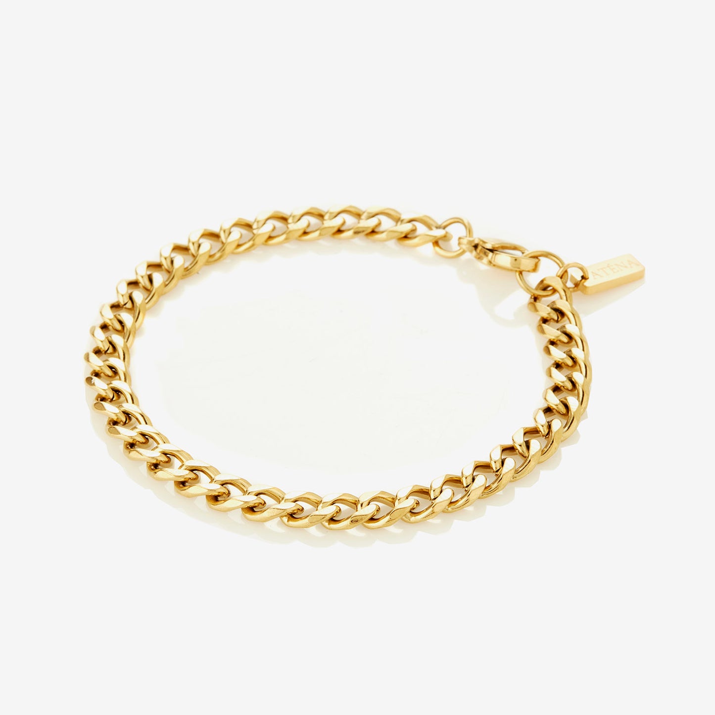 Cuban Bracelet Gold Plated 6mm