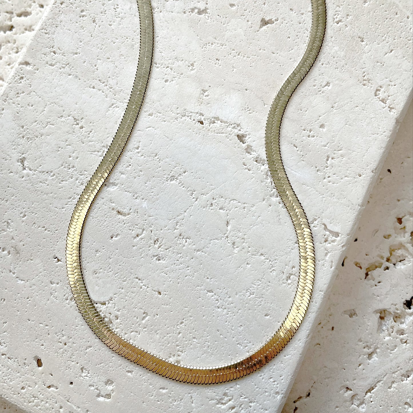 Snake Necklace Gold Plated