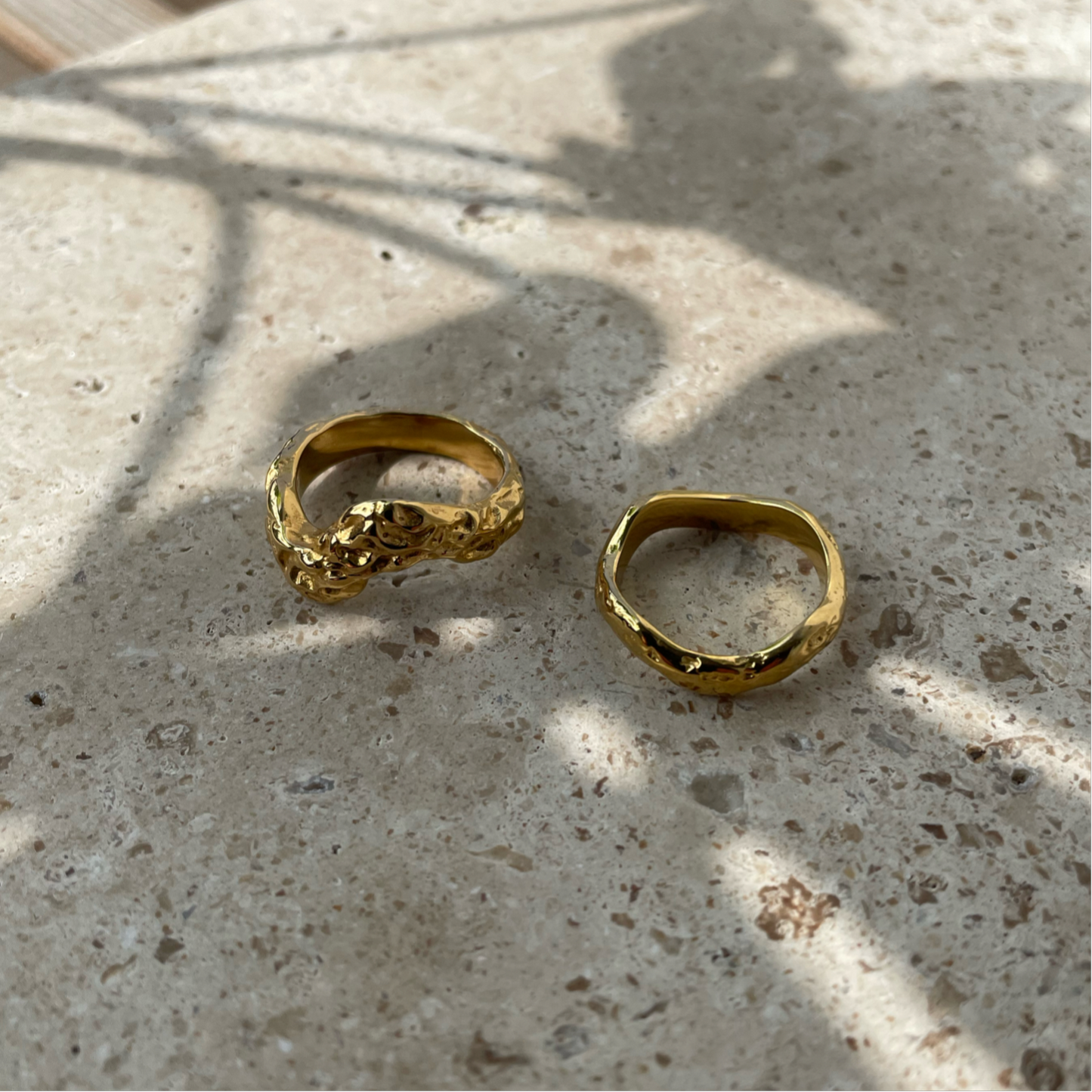 Wave Ring Gold Plated