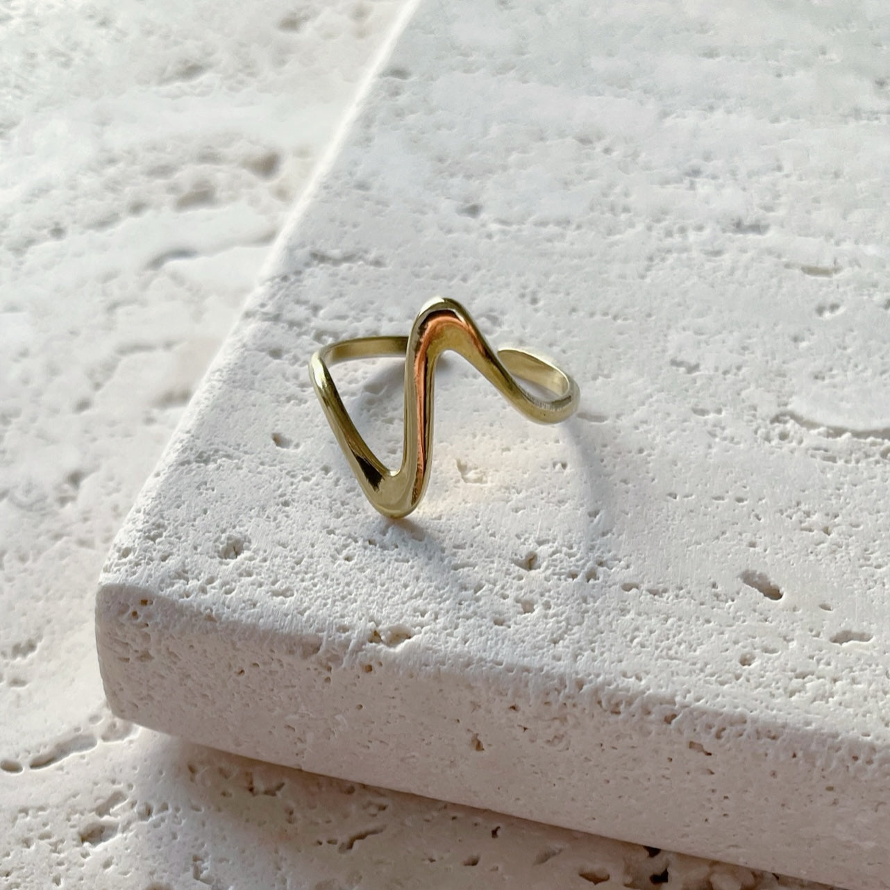 Ocean Ring Gold Plated